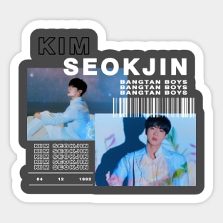 Kpop Designs Jin BTS Sticker